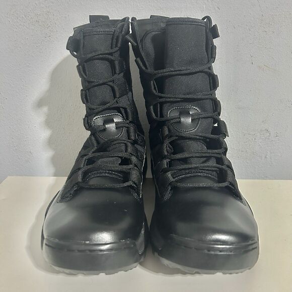 Nike SFB 8” Men’s Size 9.5 Triple Black Tactical Military Performance Field Boot - Picture 3 of 8